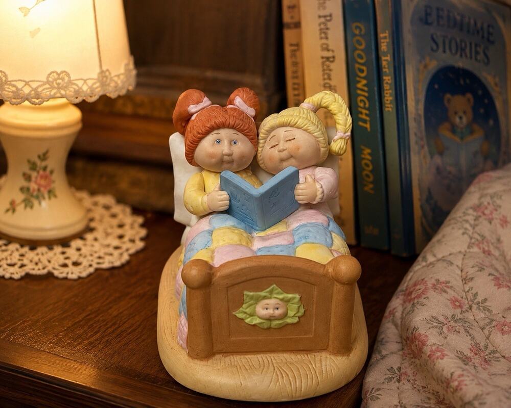 1984 Cabbage Patch Kids Xavier Roberts Bedtime Story Girls Figurine